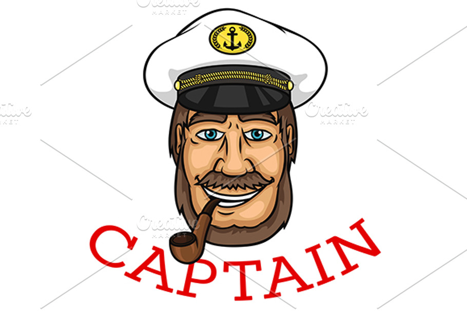 Cheerful sea captain in Graphics - product preview 8