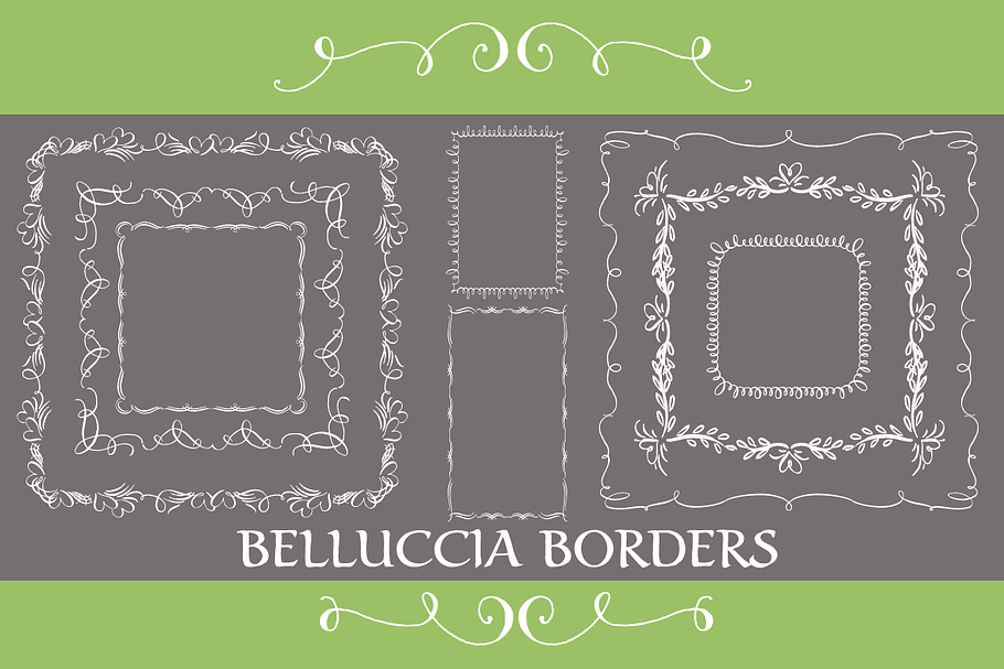 Belluccia Hand Drawn Borders