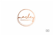 Marley Hand Drawn Logo Template