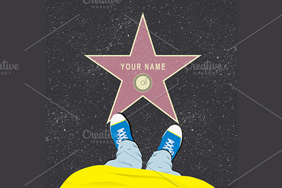 Walk of Fame Vector Template 