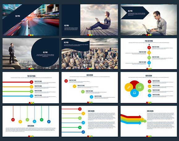 Biz Pro Keynote Template in Keynote Templates - product preview 1