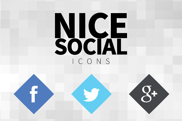 Nice Social Icons 3 in Graphics - product preview 2