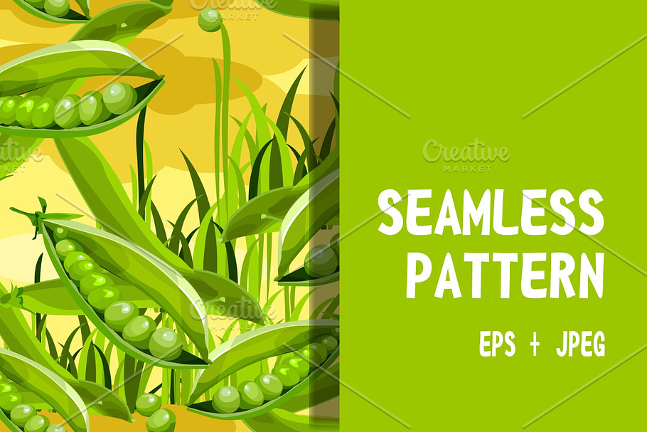 Seamless model of field pea in Patterns - product preview 8