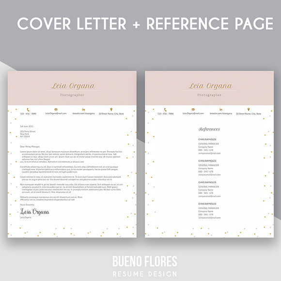 Resume Template "Leia Organa" in Resume Templates - product preview 2