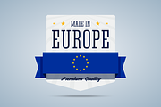 Made in Europe badge