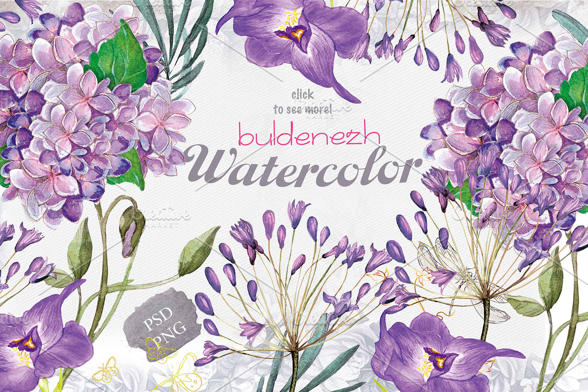 BEST SPRING FLOWERS in Illustrations - product preview 8