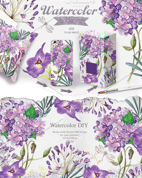 BEST SPRING FLOWERS in Illustrations - product preview 1