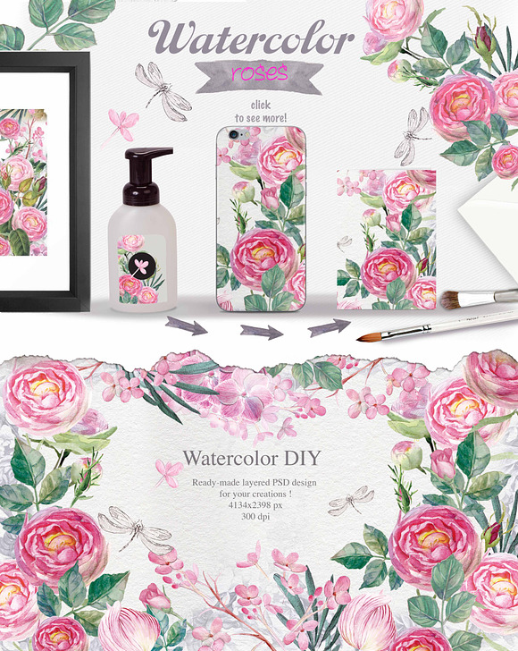 BEST SPRING FLOWERS in Illustrations - product preview 8