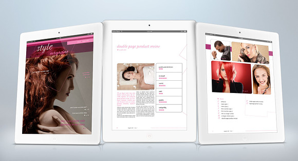 iPad Fashion Magazine Template in Templates - product preview 2