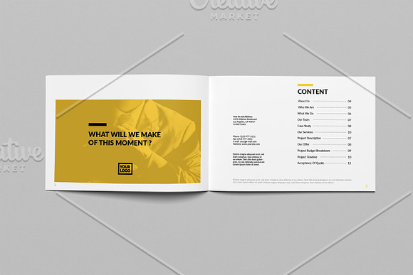 Project Landscape Annual Report in Brochure Templates - product preview 2