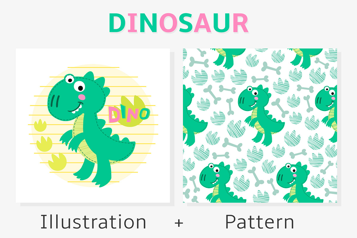 Dinosaur in Illustrations - product preview 8