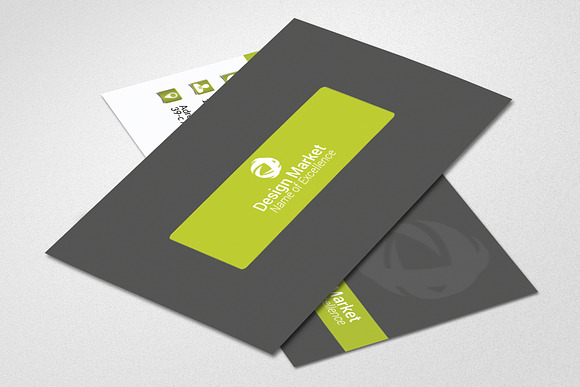 Creative vectored Business Card  in Card Templates - product preview 1