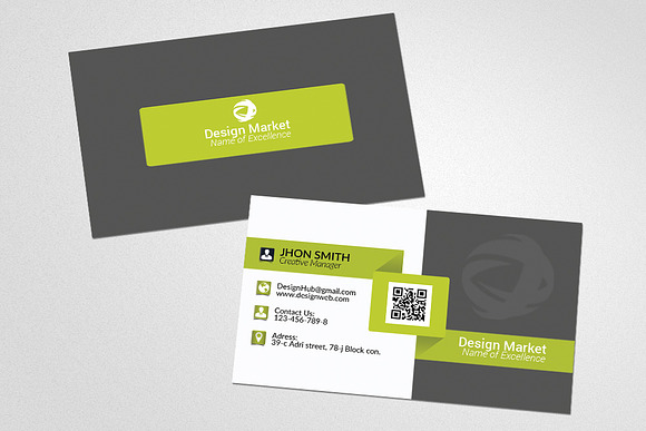 Creative vectored Business Card  in Card Templates - product preview 2
