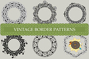 Vintage border patterns