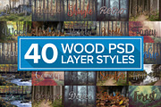 Wood Styles Bundle for Photoshop
