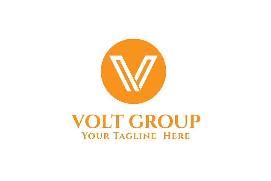 Volt Group Logo Template