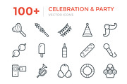 100+ Celebration and Party Icons