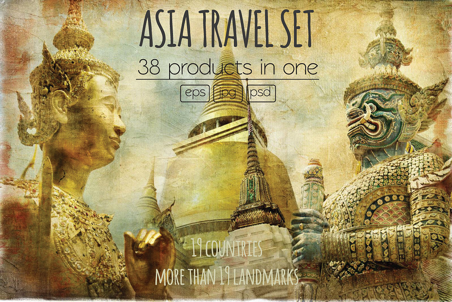 Great Asia travel set