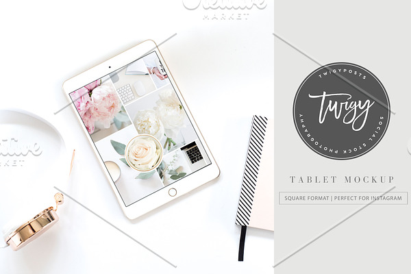 Tablet Styled Stock Photo | +PSD