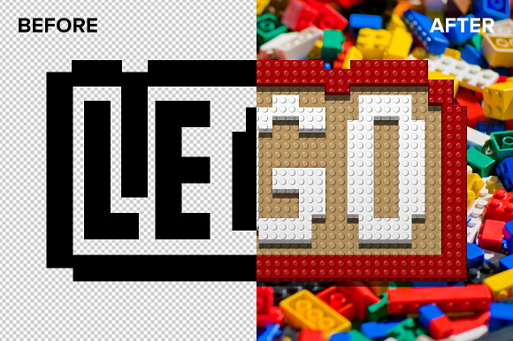 Lego Effects & Layer Styles in Photoshop Layer Styles - product preview 9