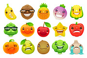Funny Fruits and Vegetables Set.2