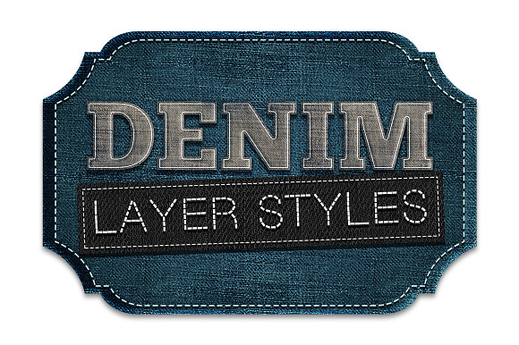 Denim Jeans Patch Layer Styles in Photoshop Layer Styles - product preview 11