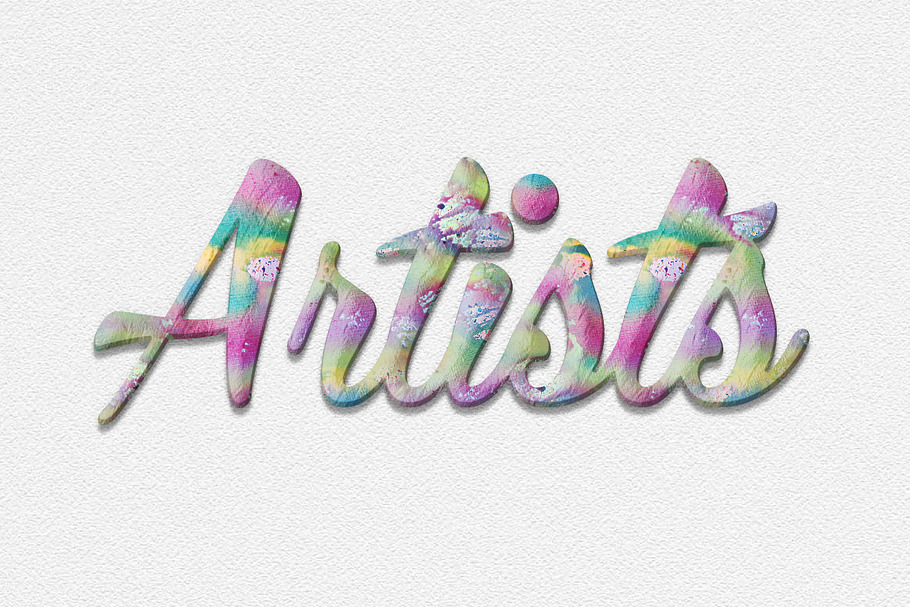 Artistic & Watercolor Text Effects