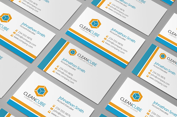 3 Corporate Business Card Templates in Business Card Templates - product preview 1