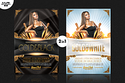 2in1 GOLD Flyer Template