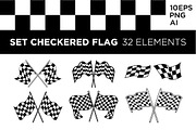 Checkered flag Vector