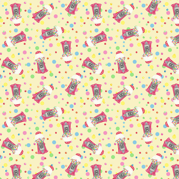 Watercolor Seamless Patterns - Food in Patterns - product preview 4