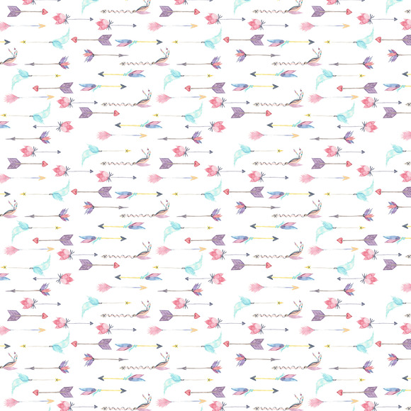 Watercolor Seamless Patterns - Love in Patterns - product preview 6