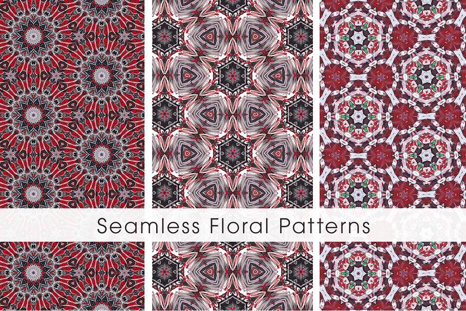 Seamless Floral Patterns in Patterns - product preview 8