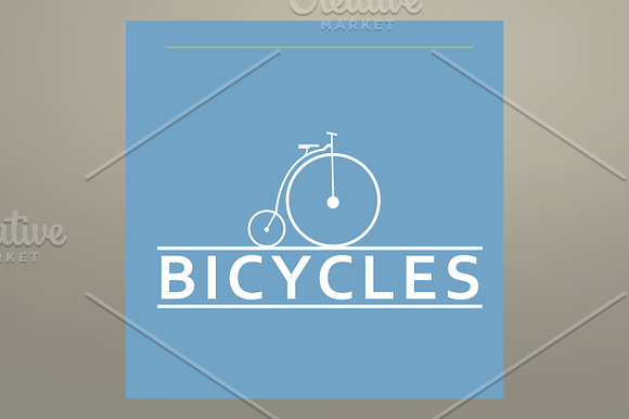 Set vector images bike in Objects - product preview 1