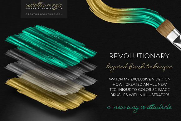 Vectallic Magic Brush Revolution! in Photoshop Brushes - product preview 10