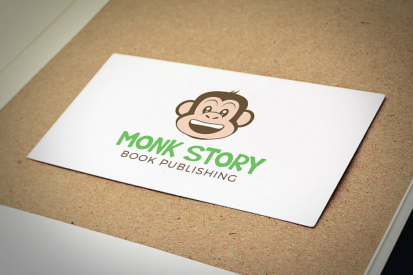Monkey Logo - Illustrator & PSD in Logo Templates - product preview 2
