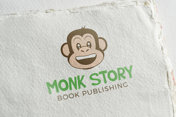 Monkey Logo - Illustrator & PSD in Logo Templates - product preview 3