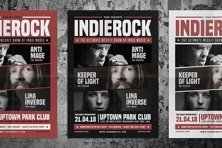 Indie Rock Flyer Vol 03 in Flyer Templates - product preview 8