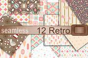 SALE! Retro seamless pastel patterns
