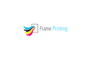 Frame Printing Logo Template