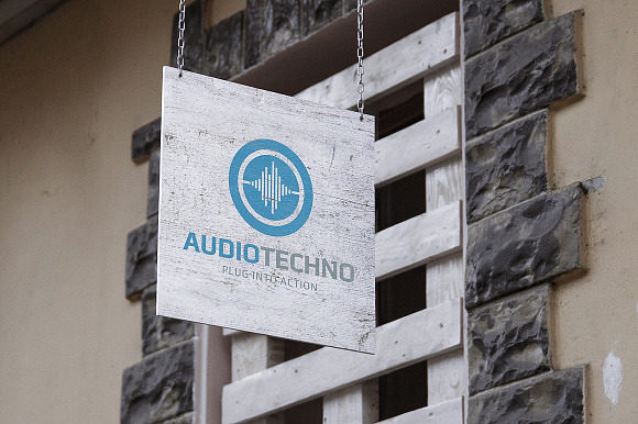 AudioTechno Logo Template in Logo Templates - product preview 1