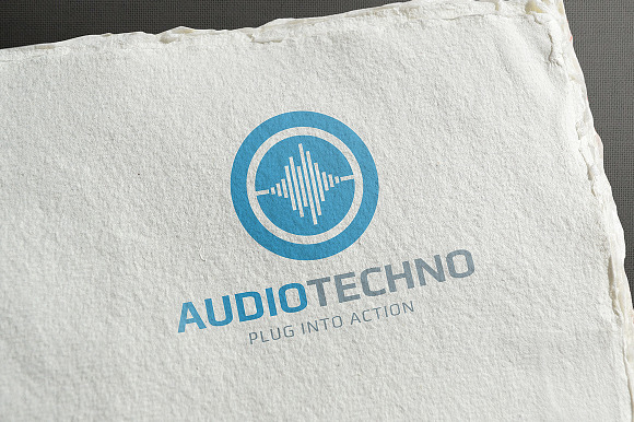 AudioTechno Logo Template in Logo Templates - product preview 2