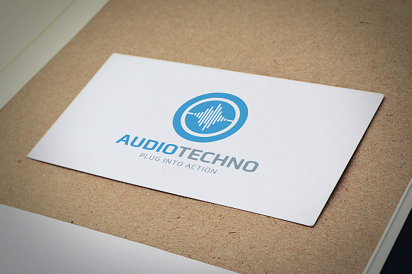 AudioTechno Logo Template in Logo Templates - product preview 3
