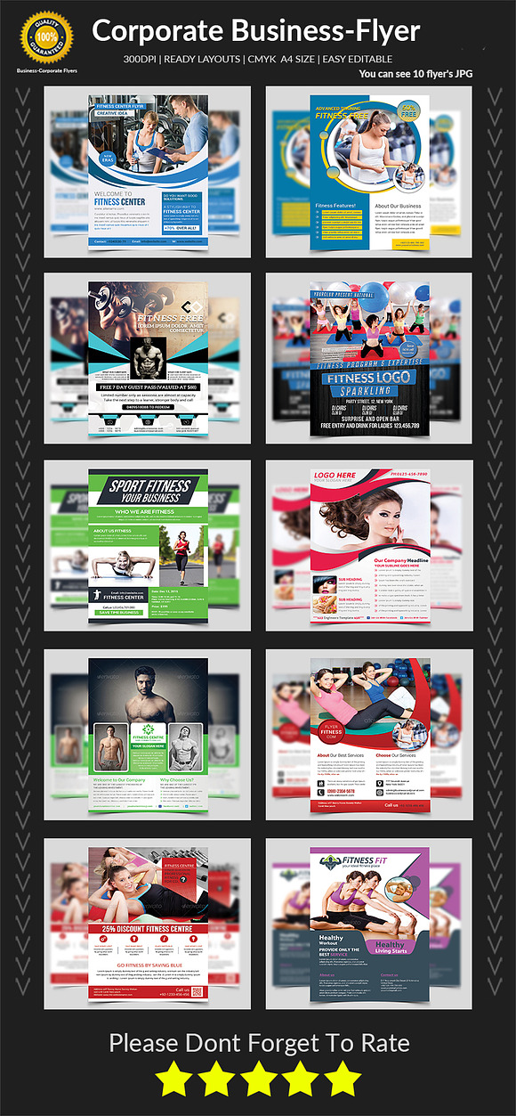 New-150 Multipurpose Flyers Bundle in Flyer Templates - product preview 8