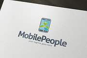Mobile People Logo Template
