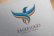 Eagle Fly Logo Template