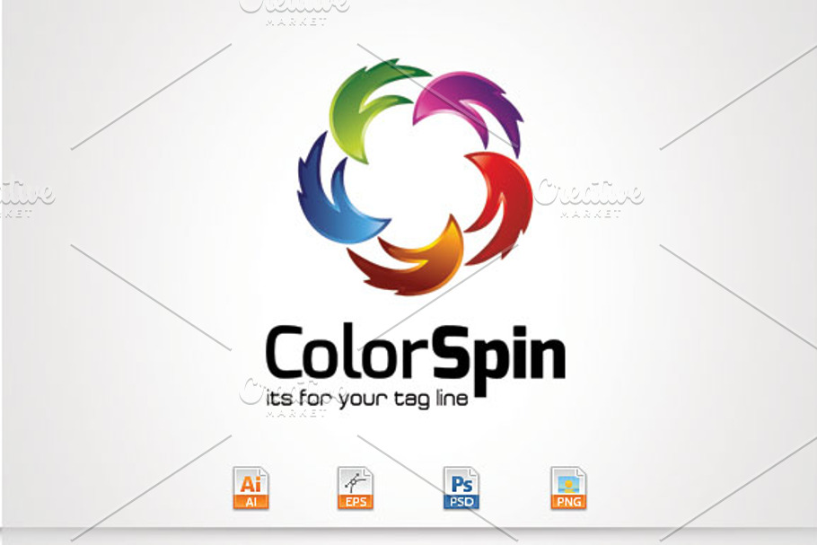 ColorSpin in Logo Templates - product preview 8