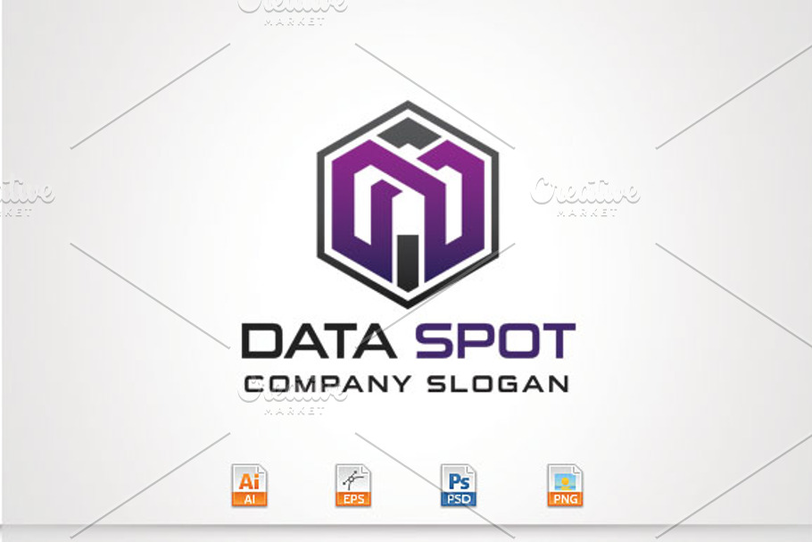 Data Spot in Logo Templates - product preview 8