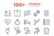 100+ Fitness Vector Icons
