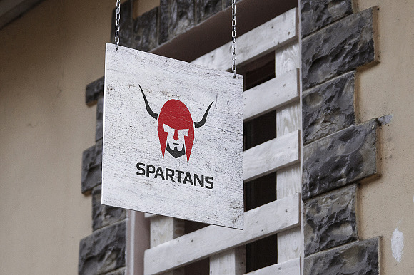 Spartan Sports Team Logo in Logo Templates - product preview 2